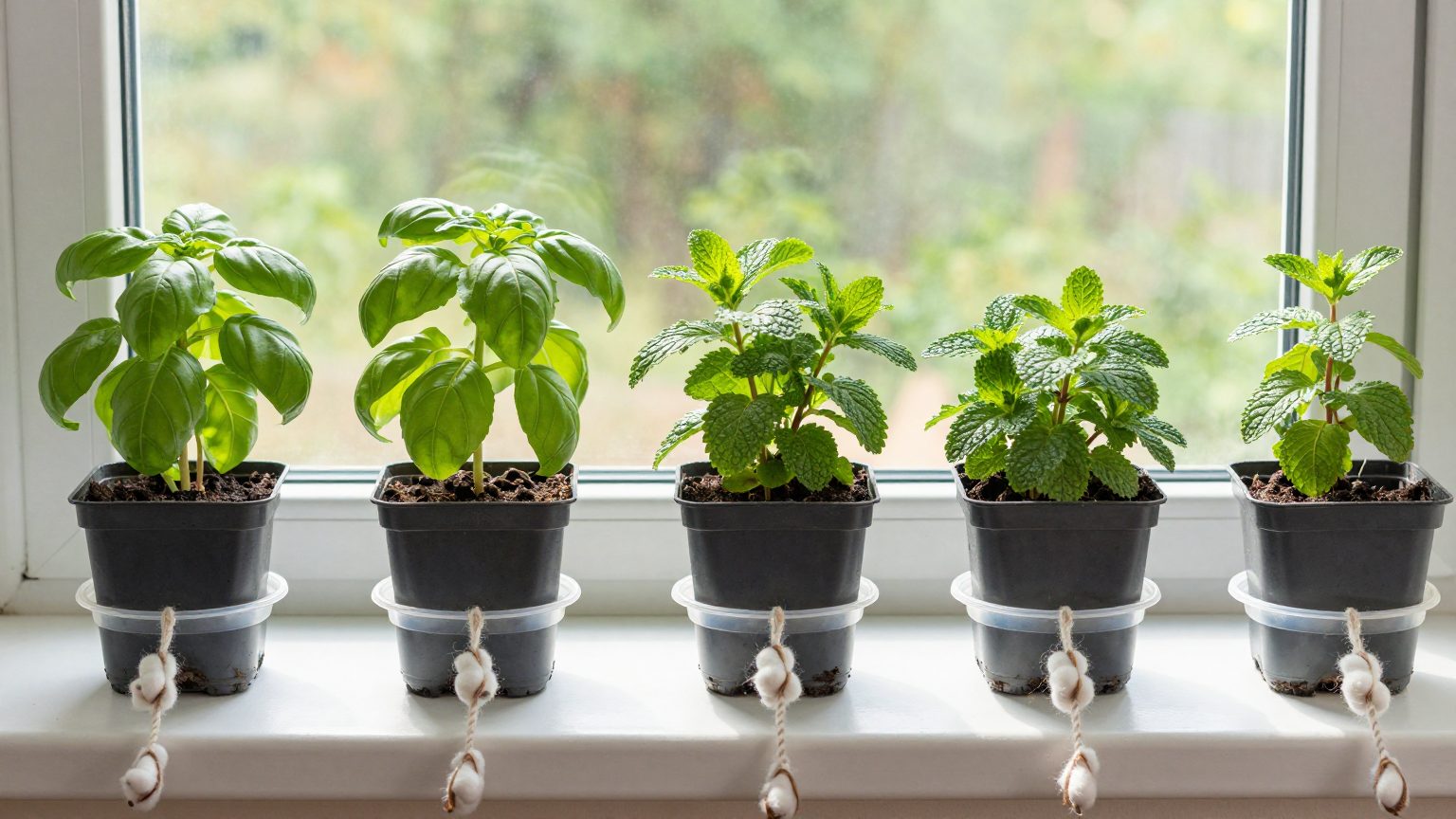Wick System Hydroponics